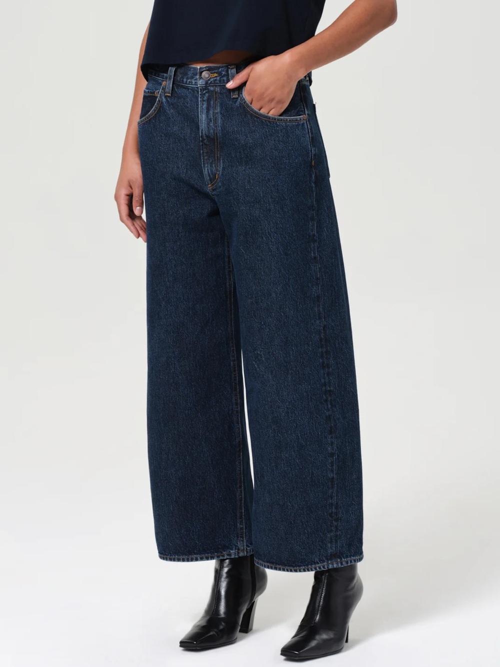 Agolde Low Curve Crop Jeans - Pendulum - Picture 3 of 11